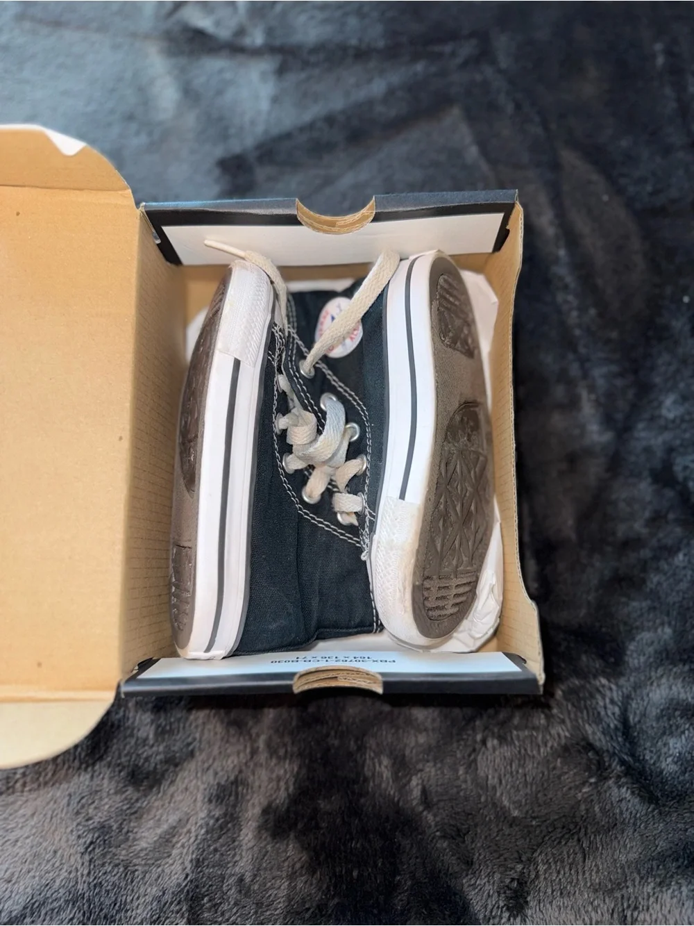 Converse Kids Black and White High-Top Sneakers